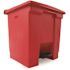 Rubbermaid Commercial Legacy 8 Gallon Indoor Step On Waste Container Red
