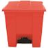 Rubbermaid Commercial Legacy 8 Gallon Indoor Step On Waste Container Red