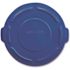 Rubbermaid Commercial Rnd Flt Tp Ld Fr 32 Gal Rnd Brute Contner Ble Package Of 6