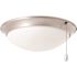 Progress Lighting Airpro One Light LED Universal Ceiling Fan Kit Brushed NICKEL