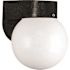 Progress Lighting Black One-Light Wall Bracket 6 X 7.75