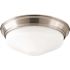 Progress Lighting LED 13-3/4" Brushed NICKEL One-Light Flush Mount Fixture