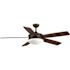Progress Lighting Fresno 60 In. 5-Blade LED Ceiling Fan With Light (Antique Bronze)