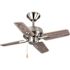 Progress Lighting Drift Four-Blade Silver, 32-In Ceiling Fan