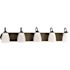 Progress Lighting Gather Collection Antique Bronze Five-Light Bath Fixture