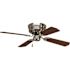 Progress Lighting Airpro 42 In Hugger-Mount Indoor Ceiling Fan (Brushed Nickel)