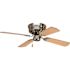 Progress Lighting Airpro 42 In Hugger-Mount Indoor Ceiling Fan (Brushed Nickel)
