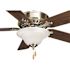 Progress Lighting P2503-09 Airpro 52 In 5-Reversible Blade Indoor Ceiling Fan (Brushed Nickel)