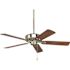 Progress Lighting P2503-09 Airpro 52 In 5-Reversible Blade Indoor Ceiling Fan (Brushed Nickel)
