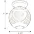 Progress Lighting White One-Light Flush Fixture 6.375 X 7.25