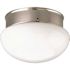 Progress Lighting LED Fitter Brushed NICKEL 4-11/16" 1-Light Flush Mount Fixture