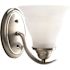 Progress Lighting Trinity One Fluorescent Bath Light, Bulb In NICKEL Finish