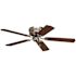 Progress Lighting Airpro 52 In Hugger-Mount Indoor Ceiling Fan (Brushed Nickel)