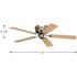 Progress Lighting Airpro 52 In Hugger-Mount Indoor Ceiling Fan (Brushed Nickel)