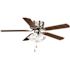 Progress Lighting Airpro 52 In Hugger-Mount Indoor Ceiling Fan (Brushed Nickel)