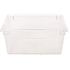 Rubbermaid Commercial 16.6 Gal Clr Plycrbn Fd Strg Box 26 X 18 X 12 Package Of 6