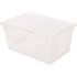 Rubbermaid Commercial 16.6 Gal Clr Plycrbn Fd Strg Box 26 X 18 X 12 Package Of 6