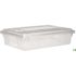 Rubbermaid Commercial Clear Food Storage Box Lid 26" X 18" Package Of 6