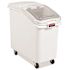 Rubbermaid Commercial 3.5 Gallon Prosave White Ingredient Bin With Sliding Lid
