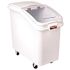 Rubbermaid Commercial 3.5 Gallon Prosave White Ingredient Bin With Sliding Lid
