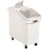 Rubbermaid Commercial 3.5 Gallon Prosave White Ingredient Bin With Sliding Lid