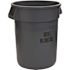 Rubbermaid Commercial Brute 32 Gal Gry Rnd Food Procssing Trsh Can Package Of 6