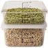 Rubbermaid Commercial 2 Qt Clr Sqr Polycarbonate Fd Strge Containr Package Of 12