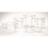 Rubbermaid Commercial 2 Qt Clr Sqr Polycarbonate Fd Strge Containr Package Of 12