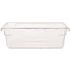 Rubbermaid Commercial 5 Gal Clear Plycrbnate Food Strg Box 18x12x6 Package Of 6