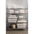 Rubbermaid Commercial 5 G Wte Polytylne Lng Fd Strge Box 18 X 12x 9 Package Of 6