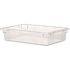 Rubbermaid Commercial 5 Gal Clear Plycrbnte Food Storge Box 26x18x6 Package Of 6