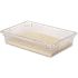 Rubbermaid Commercial 5 Gal Clear Plycrbnte Food Storge Box 26x18x6 Package Of 6