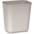 Rubbermaid Commercial 7 Gal Gray Rctngulr Fire-Resistnt Wastebasket Package Of 6