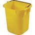 Rubbermaid Commercial 5 Qt Yellow Heavy-Duty Cleaning Pail Package Of 4
