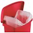 Rubbermaid Commercial Slim Jim 13 Gallon Front Step On Trash Can White