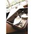 Rubbermaid Commercial 7 Gal Brown Plastic Divided Bus/utility Box Package Of 6