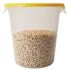 Rubbermaid Commercial 8 Qt Clear Round Polylne Fd Strge Container Package Of 12