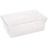 Rubbermaid Commercial 12.5 G Clr Plycrbnt Food Strg Box 26 X 18 X 9 Package Of 6