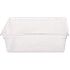 Rubbermaid Commercial 12.5 G Clr Plycrbnt Food Strg Box 26 X 18 X 9 Package Of 6