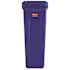 Rubbermaid Commercial Slim Jim Vented 23 Gallon Trash Can, Blue Package Of 4