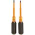 Klein Tools 2-Piece Cushion-Grip Insulated Screwdriver Set