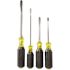 Klein Tools Cushion-Grip Screwdriver Set, 4 Piece Set