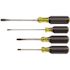 Klein Tools Cushion-Grip Screwdriver Set, 4 Piece Set