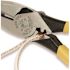 Klein Tools 9'' High-Leverage Side-Cutting Connector Crimping Pliers