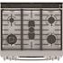 Ge Profile 30" Smart 5 Burner Gas Double Oven Convection Range, Stainless, ADA