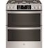 Ge Profile 30" Smart 5 Burner Gas Double Oven Convection Range, Stainless, ADA