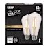 Feit Electric Vintage Edison LED Bulb, E26 Base, 2100k, 5.5 Watts, Package Of 8