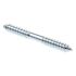 Generic Dowel Screws, 5/16in X 3in, Plain Steel, Package Of 10