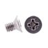 Generic M2.5-0.45 X 4mm Machine Screws, Flat Head Phillips, Stainless, Package Of 10