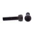 Generic Skt Hd Cap Scws, Hex Dr, #85/8 In, Blk , Package Of 25